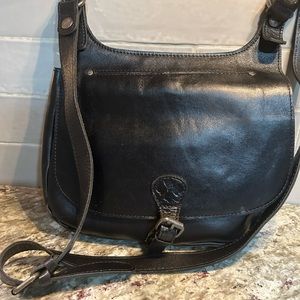 Patricia Nash leather saddle bag